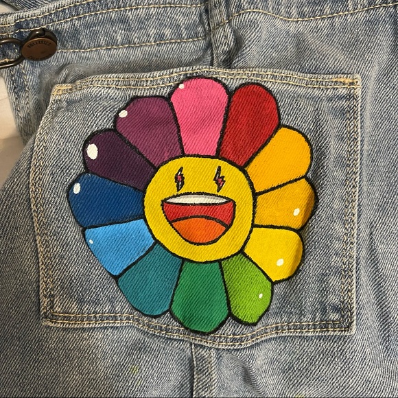 Hollister High Rise Mom Short Overall 4” - Picture 6 of 7